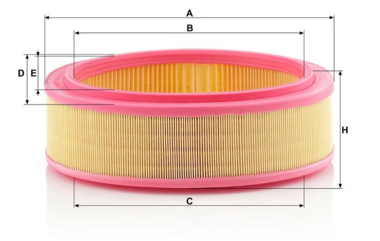 Air Filter C 2672/1 Mann, Image 3