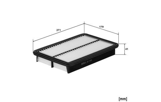 Air Filter C 27 019 Mann, Image 5