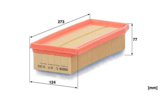 Air Filter C 27 030 Mann, Image 5