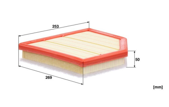 Air filter C 27 128 MANN-FILTER, Image 2