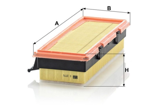 Air Filter C 2771 Mann, Image 4