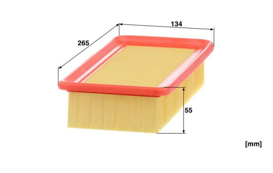 Air Filter C 2775 MANN-FILTER, Image 3
