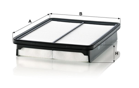 Air Filter C 28 011 MANN-FILTER, Image 5