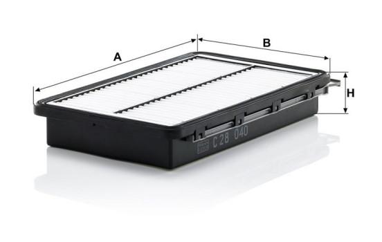 Air Filter C 28 040 Mann, Image 3
