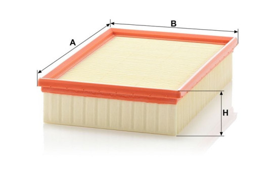 Air Filter C 28 136/1 Mann, Image 3