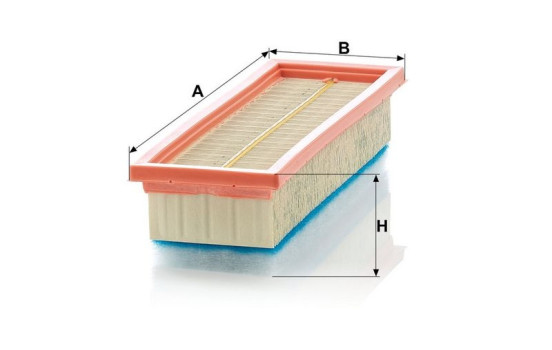 Air Filter C 2859 MANN-FILTER, Image 3