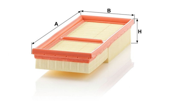 Air Filter C 2861-2 Mann, Image 4