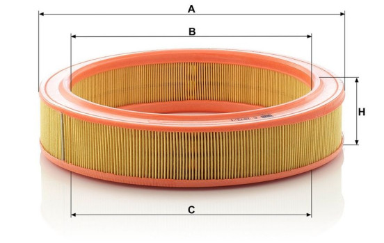 Air Filter C 2873/1 Mann, Image 6