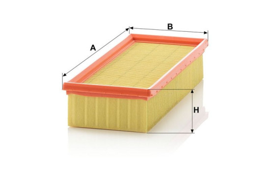 Air Filter C 2874 Mann, Image 3