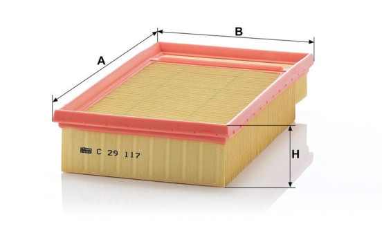 Air Filter C 29 117 Mann, Image 3