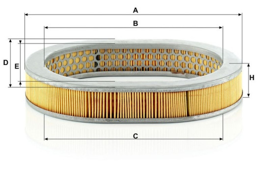 Air Filter C 2943 Mann, Image 3