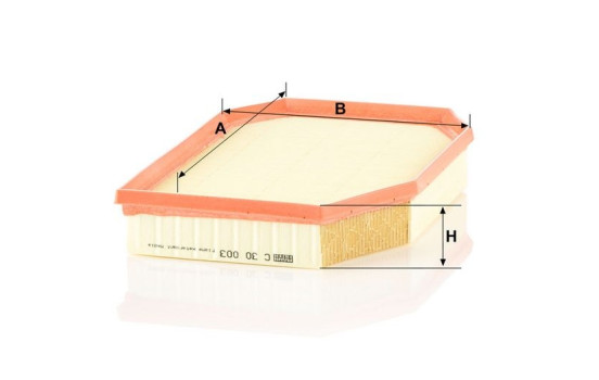 Air Filter C 30 003 Mann, Image 5