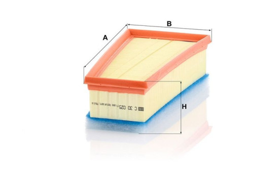 Air Filter C 30 025 Mann, Image 3