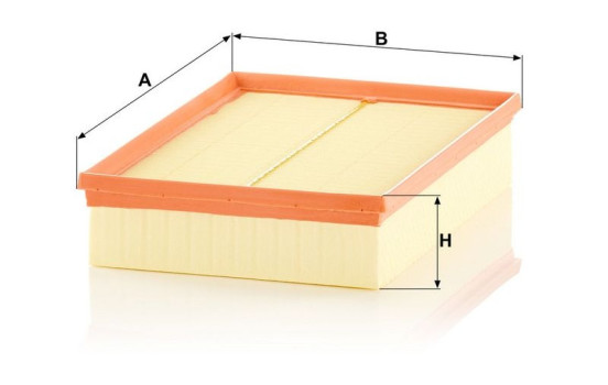 Air Filter C 30 035 Mann, Image 2