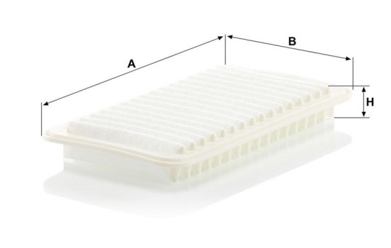 Air Filter C 31 023 Mann, Image 3