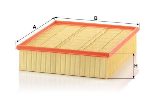 Air Filter C 32 338 MANN-FILTER, Image 4