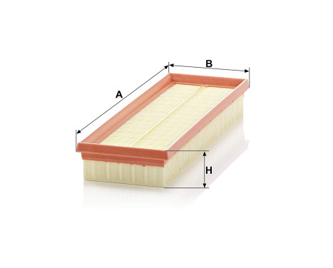Air Filter C 3251/1 Mann, Image 2
