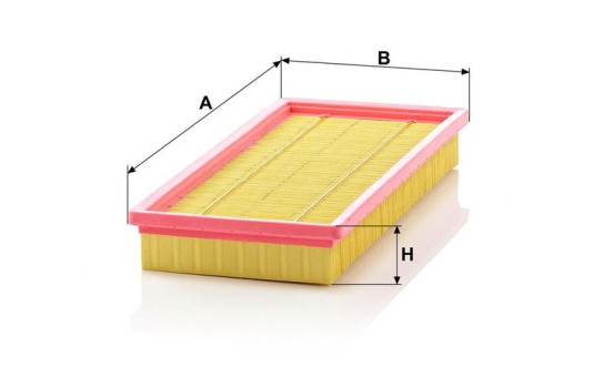 Air Filter C 3275 MANN-FILTER, Image 3