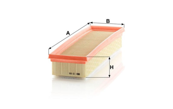 Air Filter C 33 006 Mann, Image 3