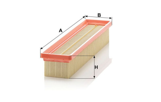 Air Filter C 3366 MANN-FILTER, Image 3