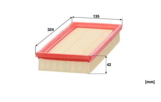 Air Filter C 3383/1 Mann, Image 4