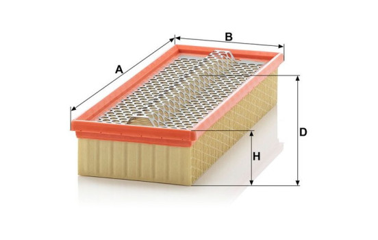 Air Filter C 34 109/2 Mann, Image 3