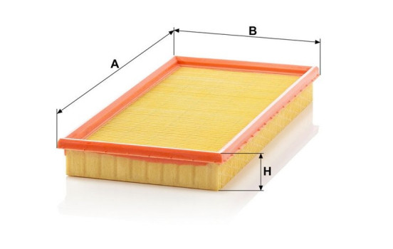 Air Filter C 3483/1 Mann, Image 3