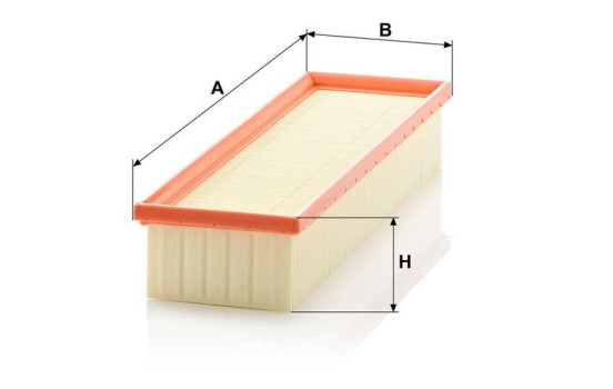 Air Filter C 3485/2 Mann, Image 4
