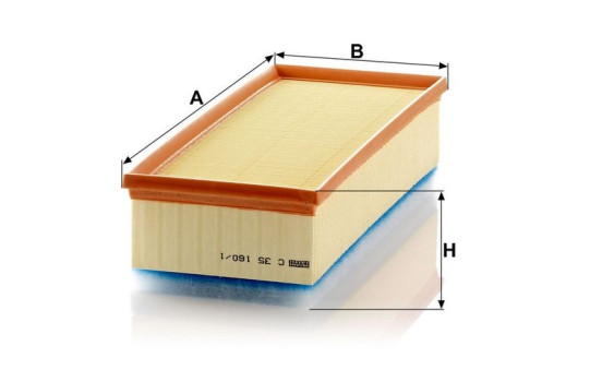 Air Filter C 35 160/1 MANN-FILTER, Image 3