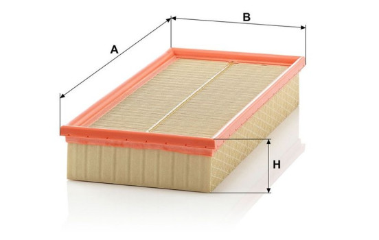 Air Filter C 36 168 Mann, Image 3