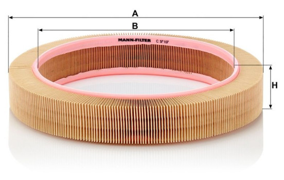 Air Filter C 37 107 Mann, Image 3
