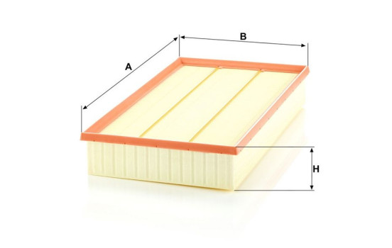 Air Filter C 38 002 MANN-FILTER, Image 3