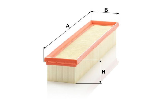 Air Filter C 3875 Mann, Image 3