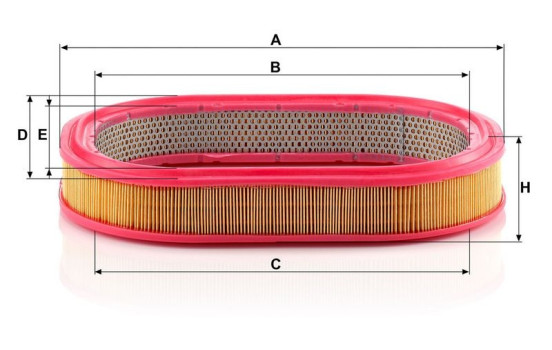 Air Filter C 3975/1 MANN-FILTER, Image 3
