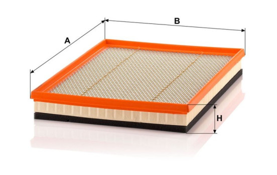 Air Filter C 4019 MANN-FILTER, Image 3