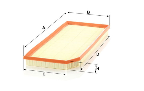 Air Filter C 41 002 Mann, Image 6