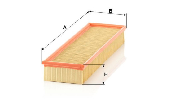 Air Filter C 46 150 Mann, Image 3