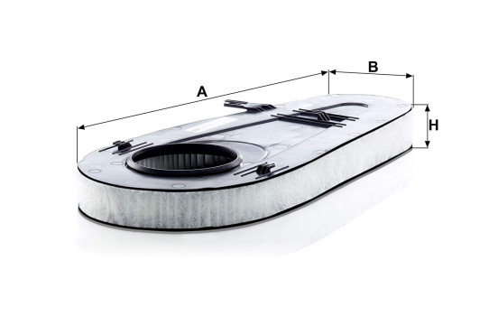 Air Filter C 51 001 Mann, Image 2