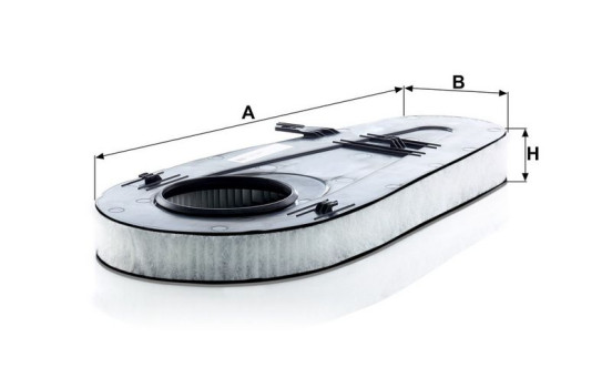 Air Filter C 51 001 Mann, Image 4