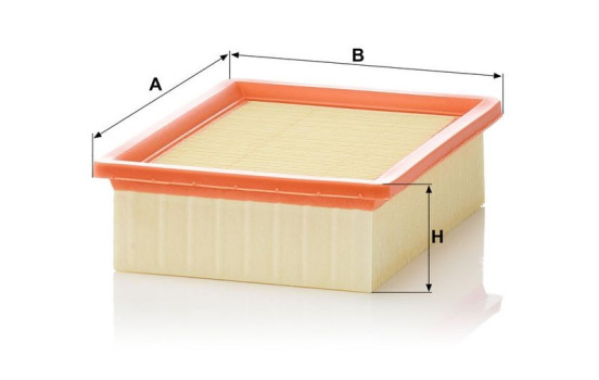 Air Filter C21102 Mann, Image 2