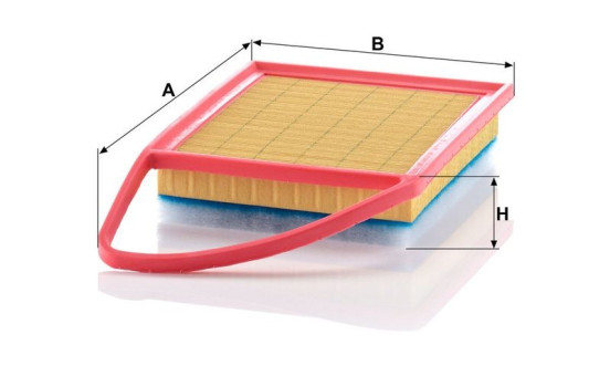 Air Filter C3585 MANN-FILTER, Image 3