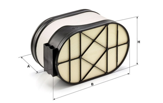 Air Filter CP 34 360 Mann, Image 3
