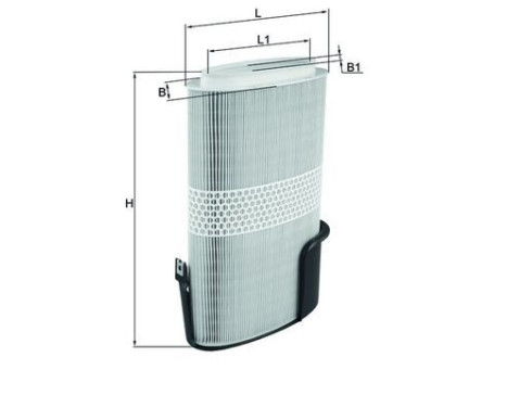 Air Filter LX 1009/6 Mahle, Image 5