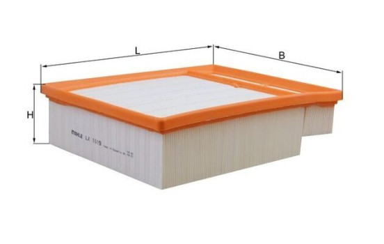Air Filter LX 1019 Mahle, Image 4