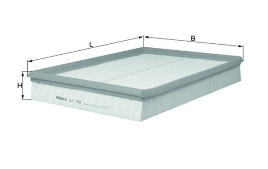 Air Filter LX 109 Mahle, Image 3