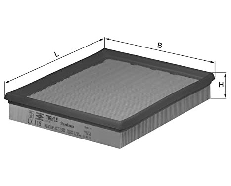 Air Filter LX 119 Mahle