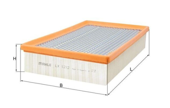 Air Filter LX 1212 Mahle, Image 3