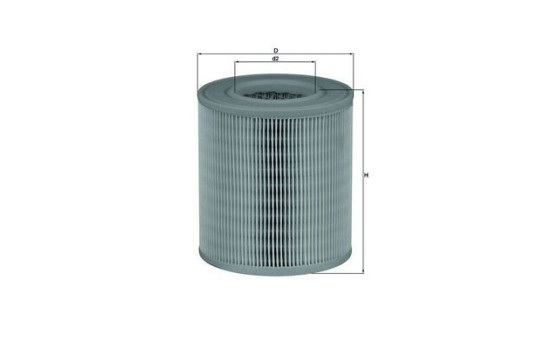 Air Filter LX 1253 Mahle, Image 2
