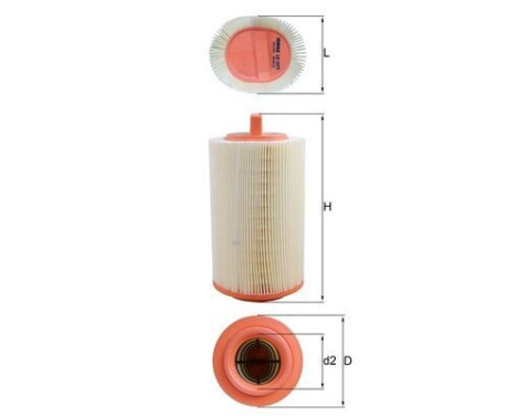 Air Filter LX 1277 Mahle, Image 4