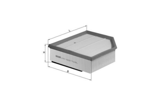 Air Filter LX 1289/1 Mahle, Image 4